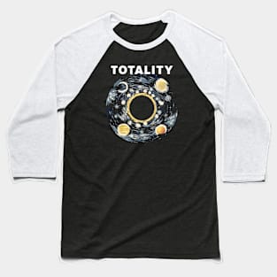 Totality: A Cosmic Dance Baseball T-Shirt